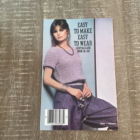Vintage Coats & Clark’s Book No 302, Easy to Make Easy to Wear Knit and Crochet - Picture 2 of 7